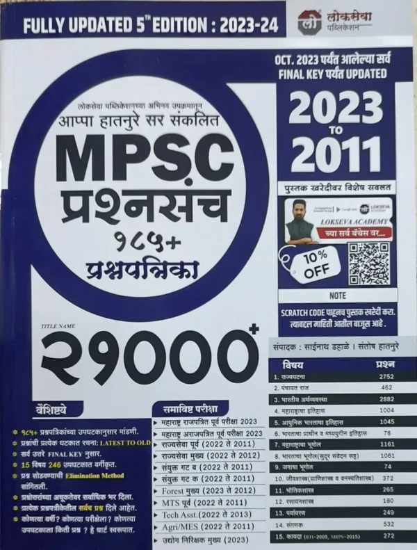 Lokseva 21000 question paper set