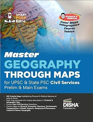 Master Geography through maps by Disha Publications