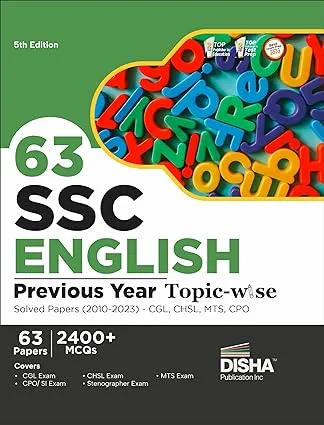 SSC English Solved Papers
